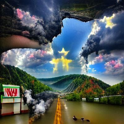 Almost Heaven, West Virginia: An AI Interpretation