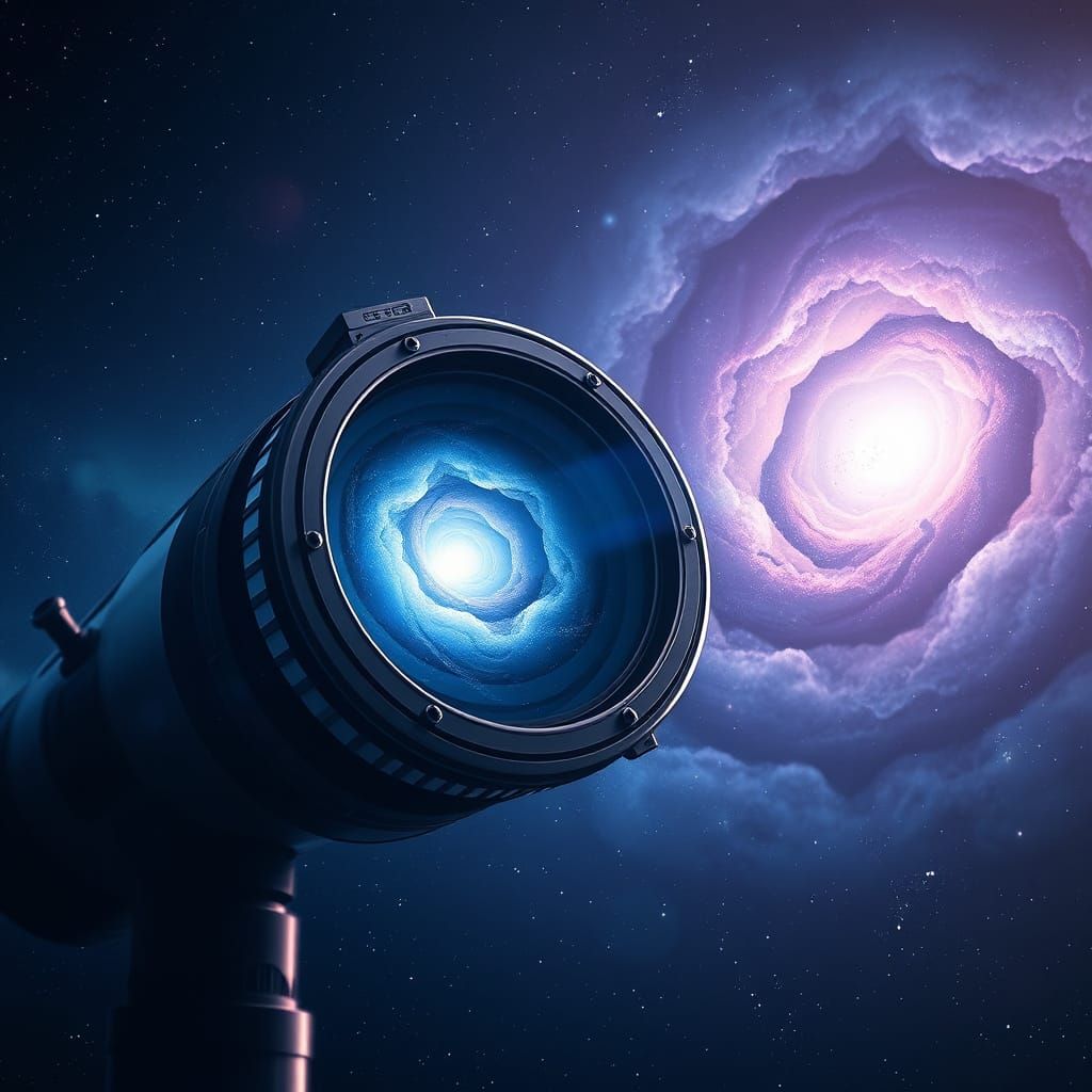 Ethereal Space Telescope Captures Majestic Vistas of Swirlin...