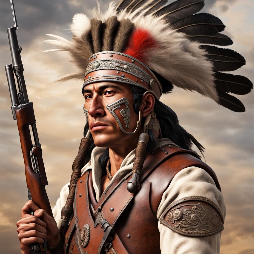 Aztec Minuteman in Enlightenment Era