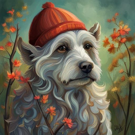 Cute Creature in Forest, Impressionistic Photography