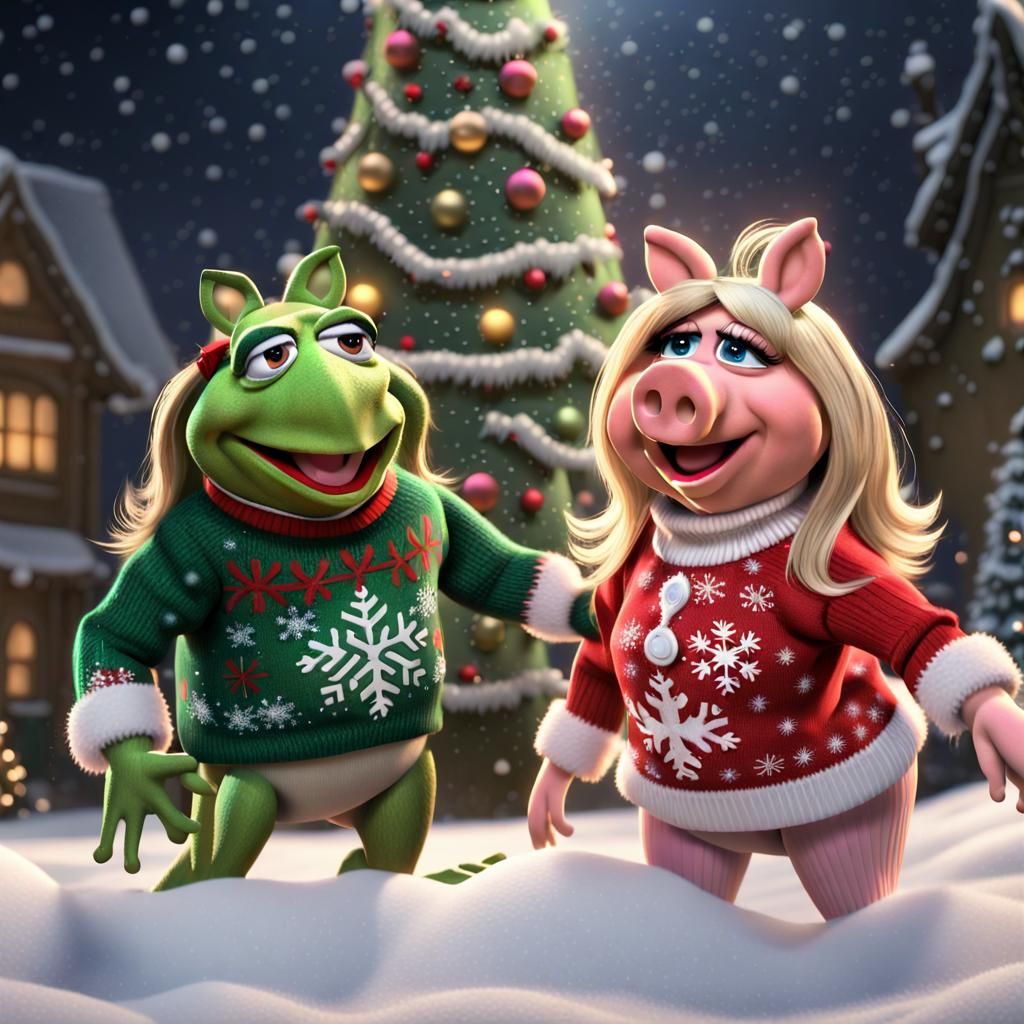 Merry Melodies: Kermit & Miss Piggy Bring Holiday Cheer with...