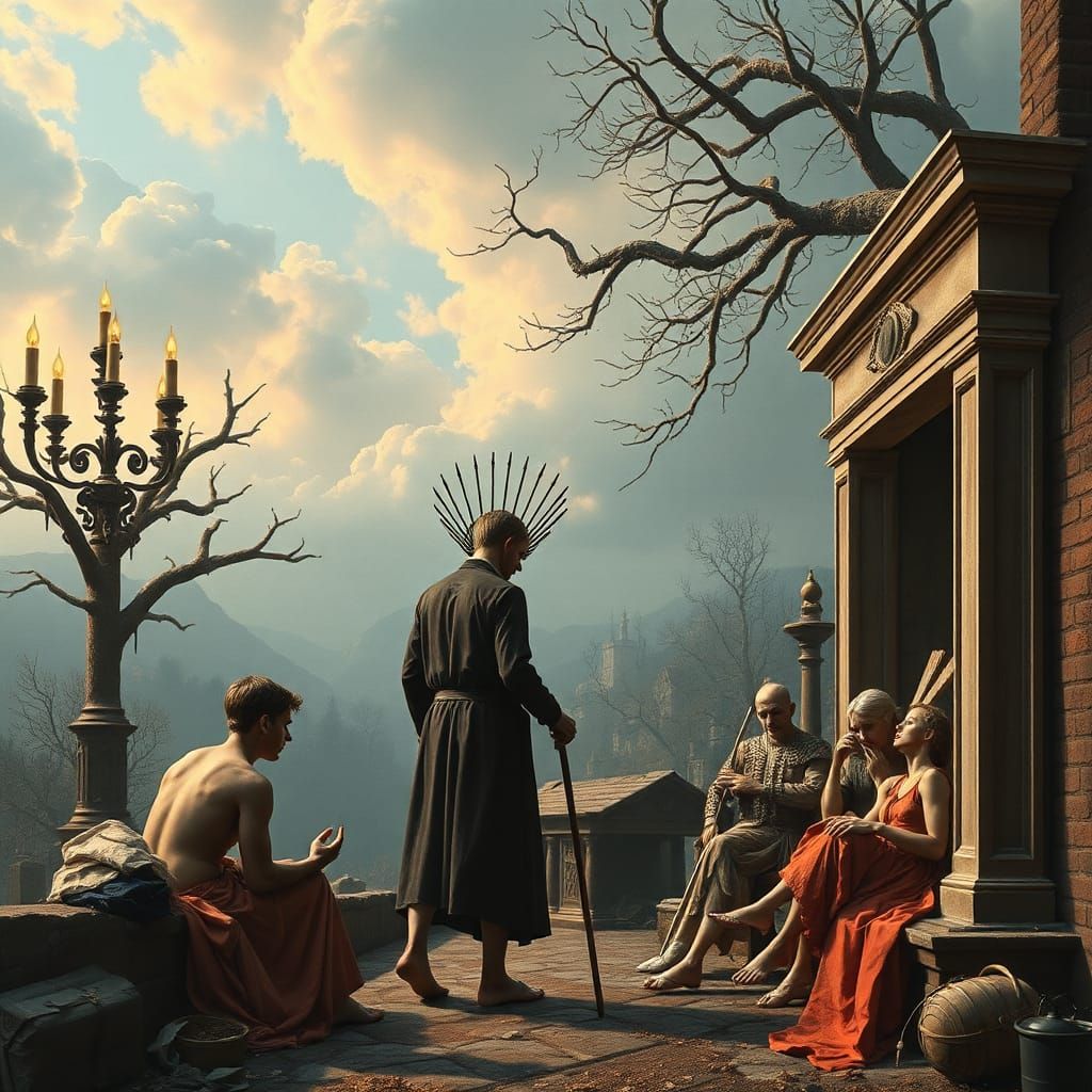 An allegory of the vanities of human life by harmen steenwyc...