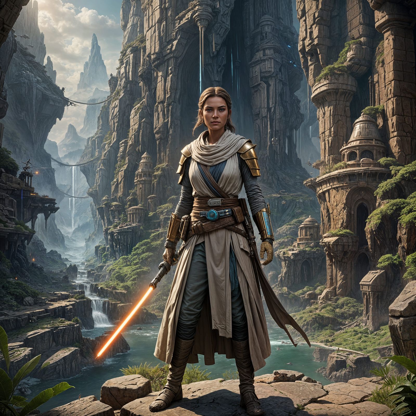 Jedi Peacekeeper: Matte Painting in Unreal Engine 5