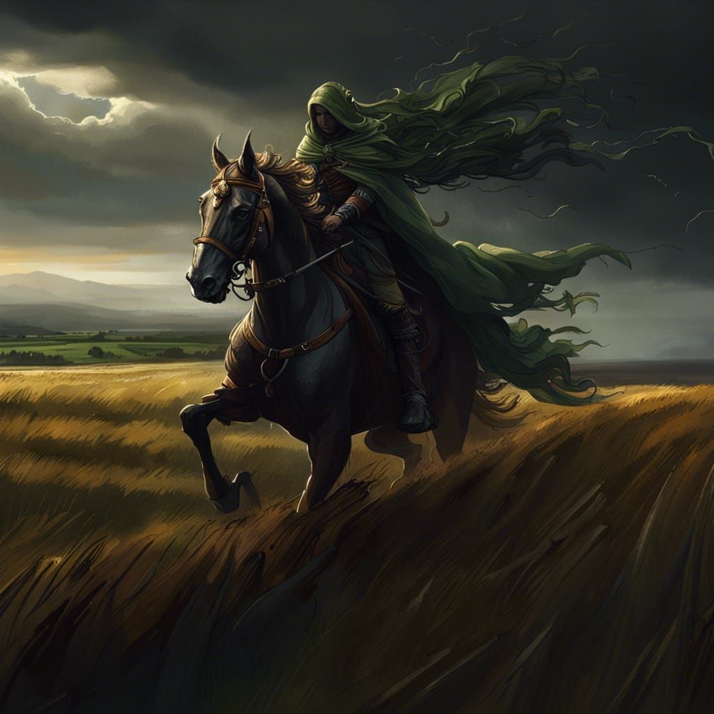 Dullahan Rides: Dark Fantasy Concept Art