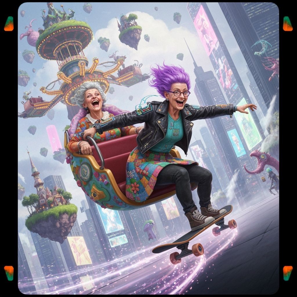 Whimsical Carnival Ride Inspired by Gaudí and Darlington