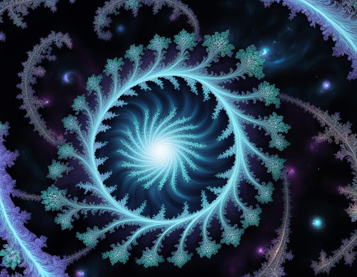 Eldritch Fractals Form a Space Spiral