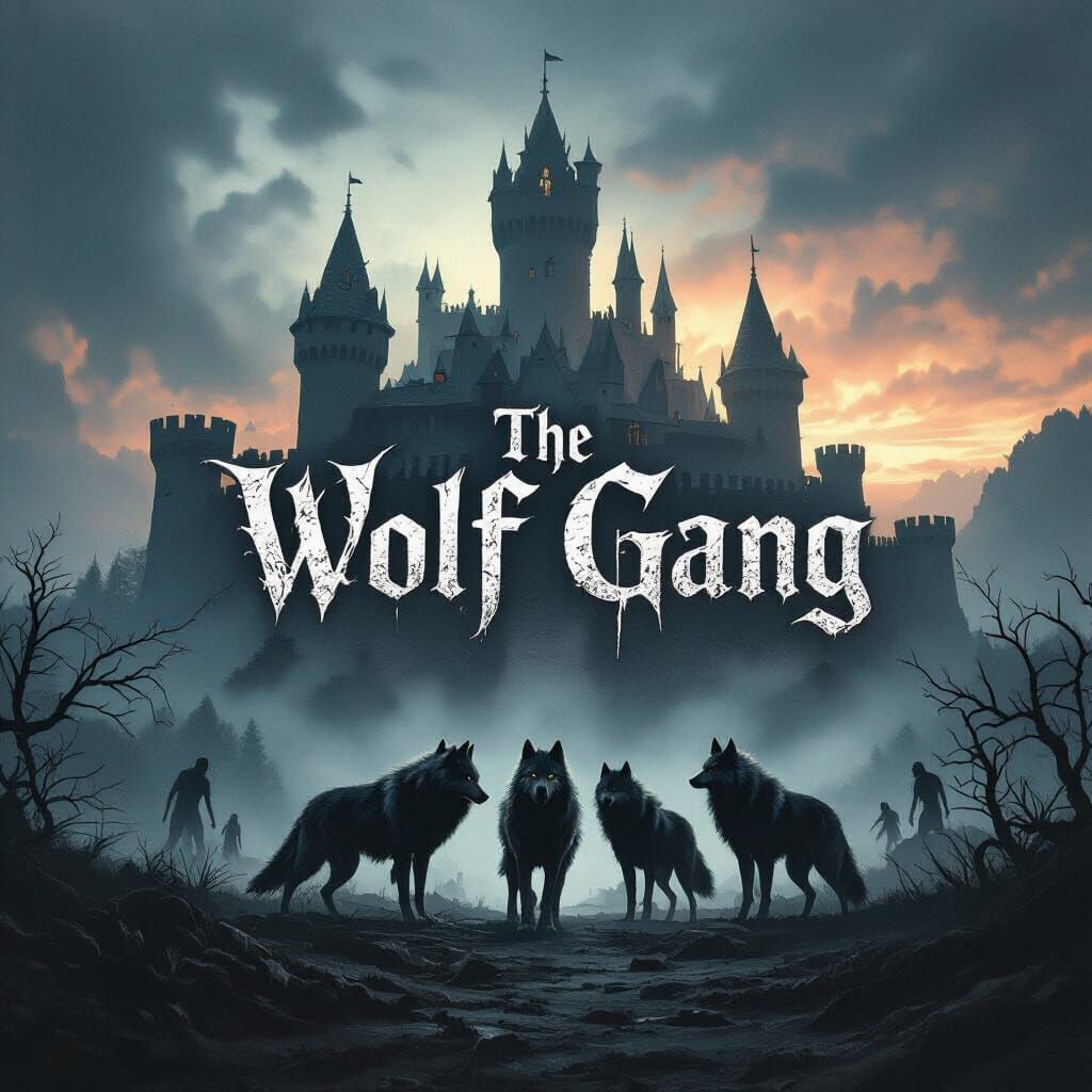 Dire Wolves Guard Medieval Castle in Zombie Apocalypse