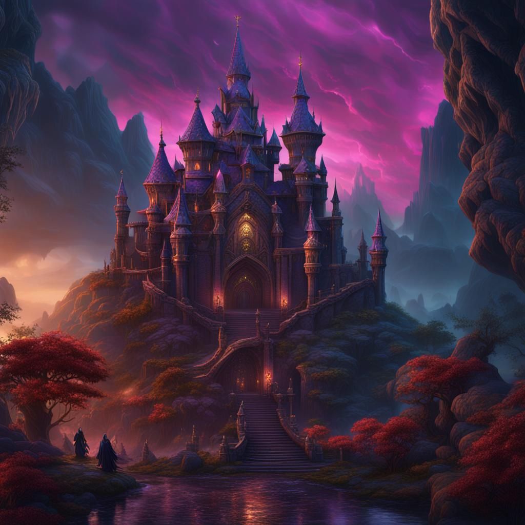 Fantastical Sabbath Queen, Detailed Matte Painting