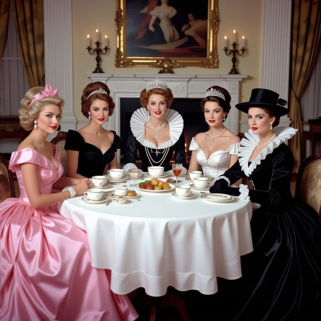 Historical Tea Party: Hyperdetailed Portrait in Unreal Engin...