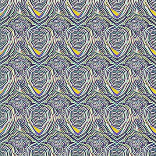 Hyperdetailed Wavy Gravy Lines Seamless Pattern
