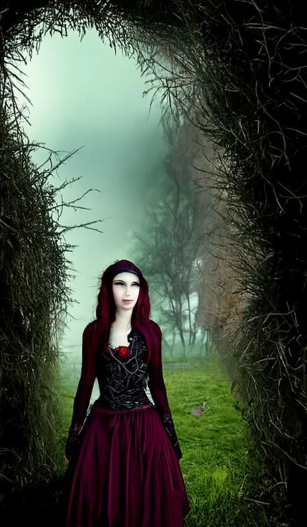 Changeling Crossing Deepest Hedge into Winter Court