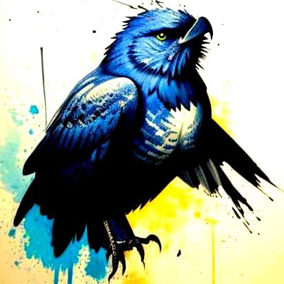 Vibrant Halftone Masterpiece in Expressive Brushstrokes