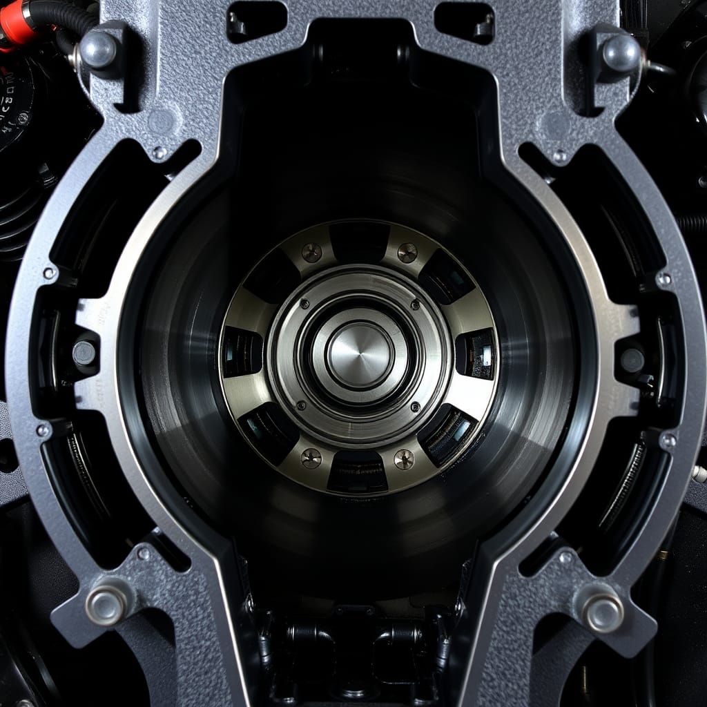 Inside a Hemi V8 Combustion Chamber