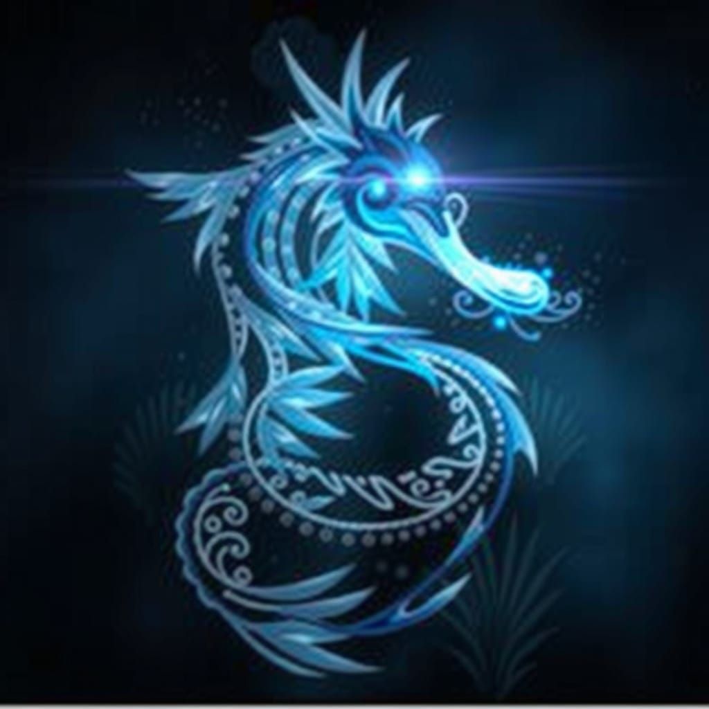 Woman in Meadow, Art Nouveau Digital Illustration