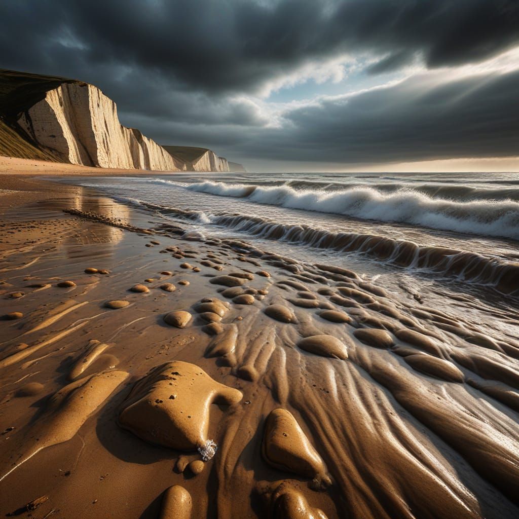 Surreal Isle of Wight Bay Captured in Hyperrealistic Detail