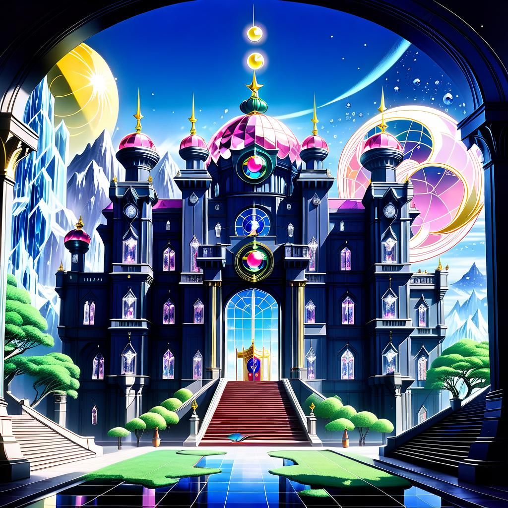 Crystal Palace Inspired by Sailor Moon Anime
