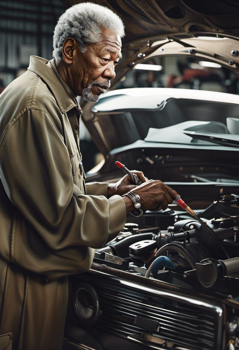 Morgan Freeman the mechanic