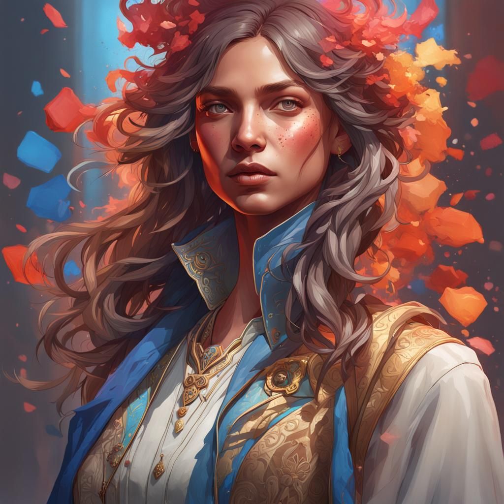 Detailed Portrait in Unreal Engine Style