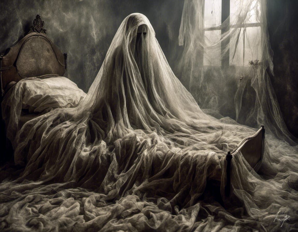 Creepy Veiled Demon of Nightmares