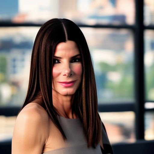 Sandra Bullock Portrait in Natural Lighting