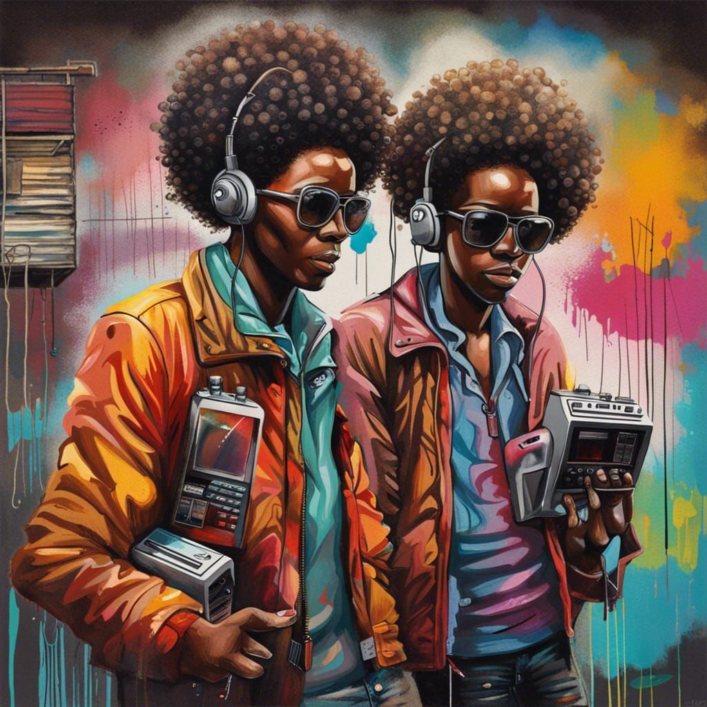 Kenyans in 1980s Graffiti Street Art