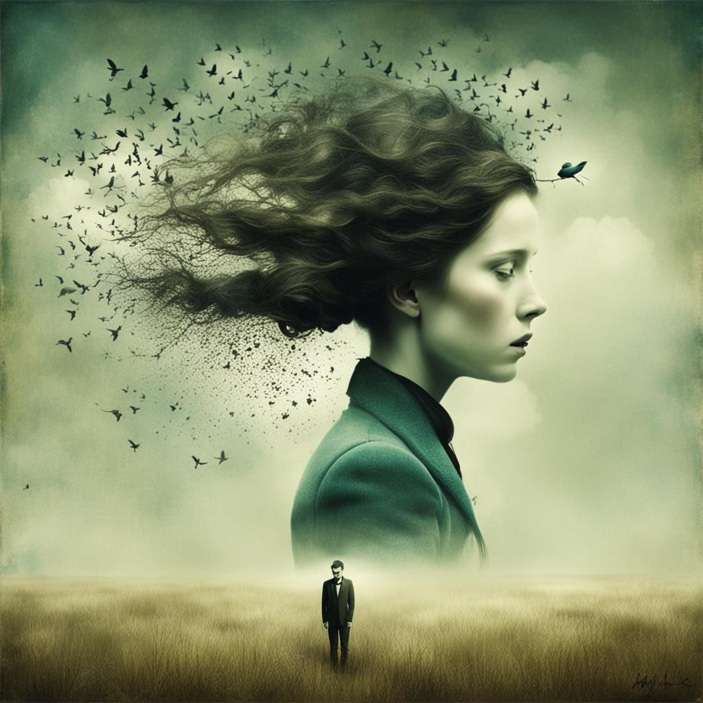 Dreamlike Photo Montage in Painterly Style