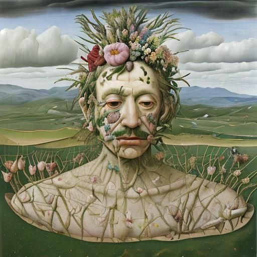 Surrealist Flowers Inspired by Freud and Dali