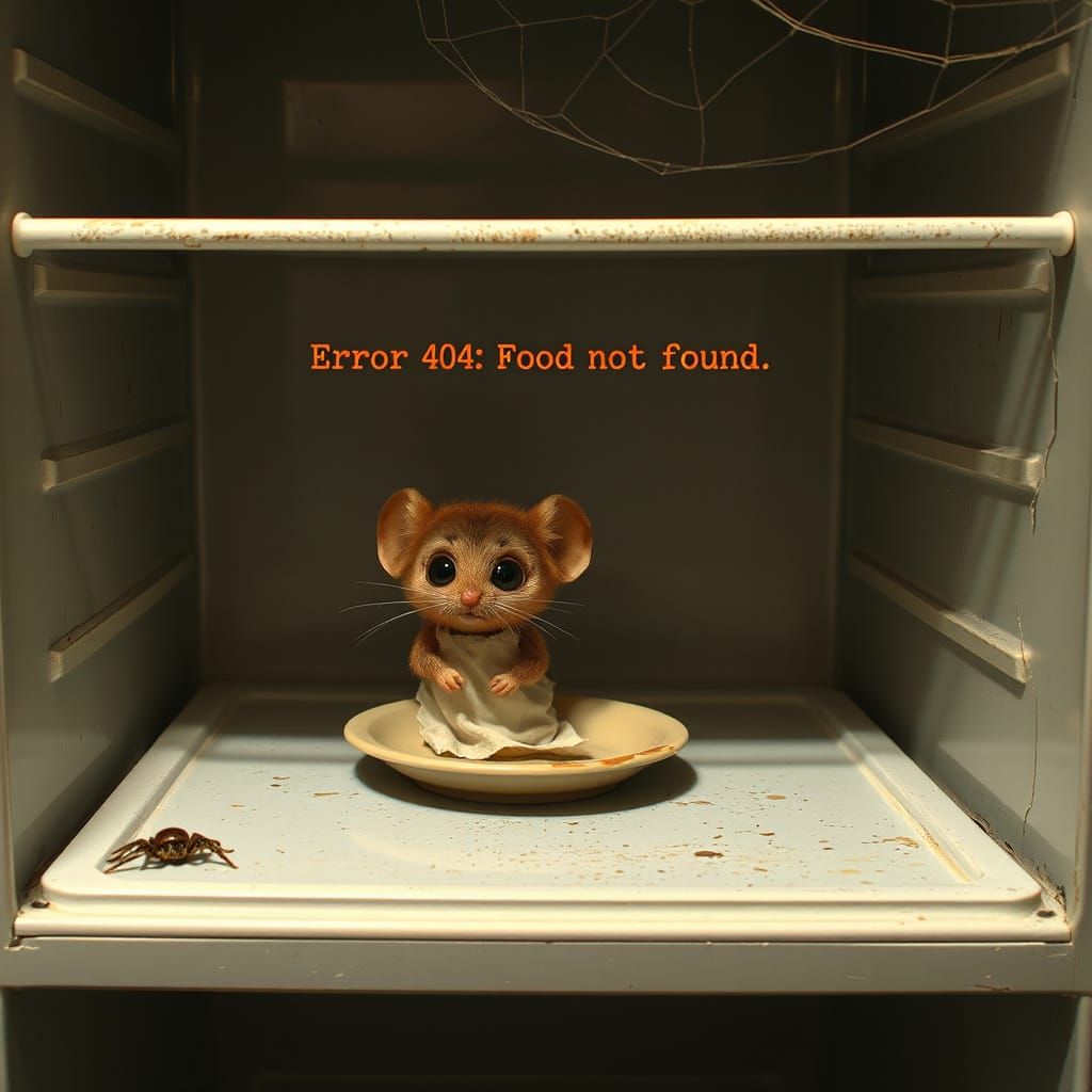 "Error 404: Food not found"