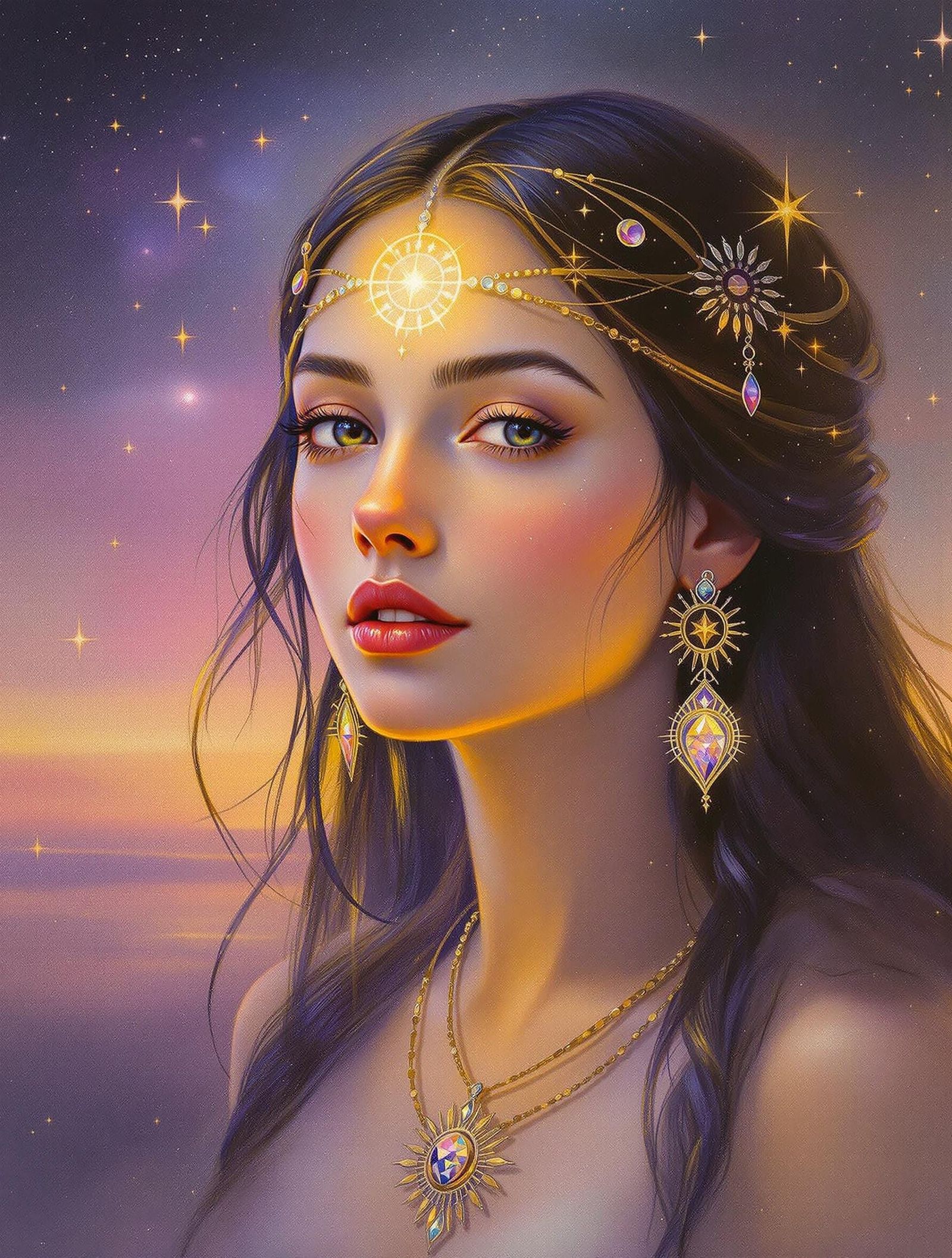 Gendenwitha: Iroquois Goddess of Dawn in Oil Painting