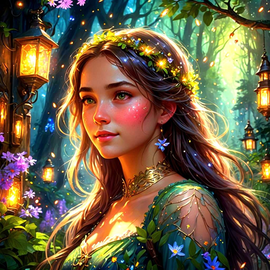 Magical Sparkle: Hyperrealistic Art with Breathtaking Detail...