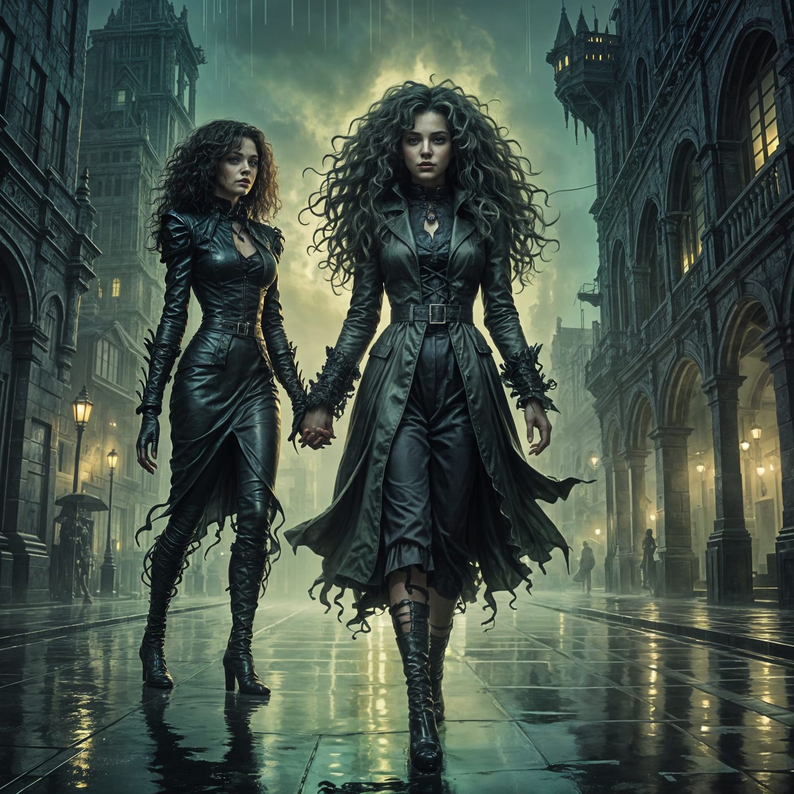 Woman and Monster Hand-in-Hand: A Modern Tale