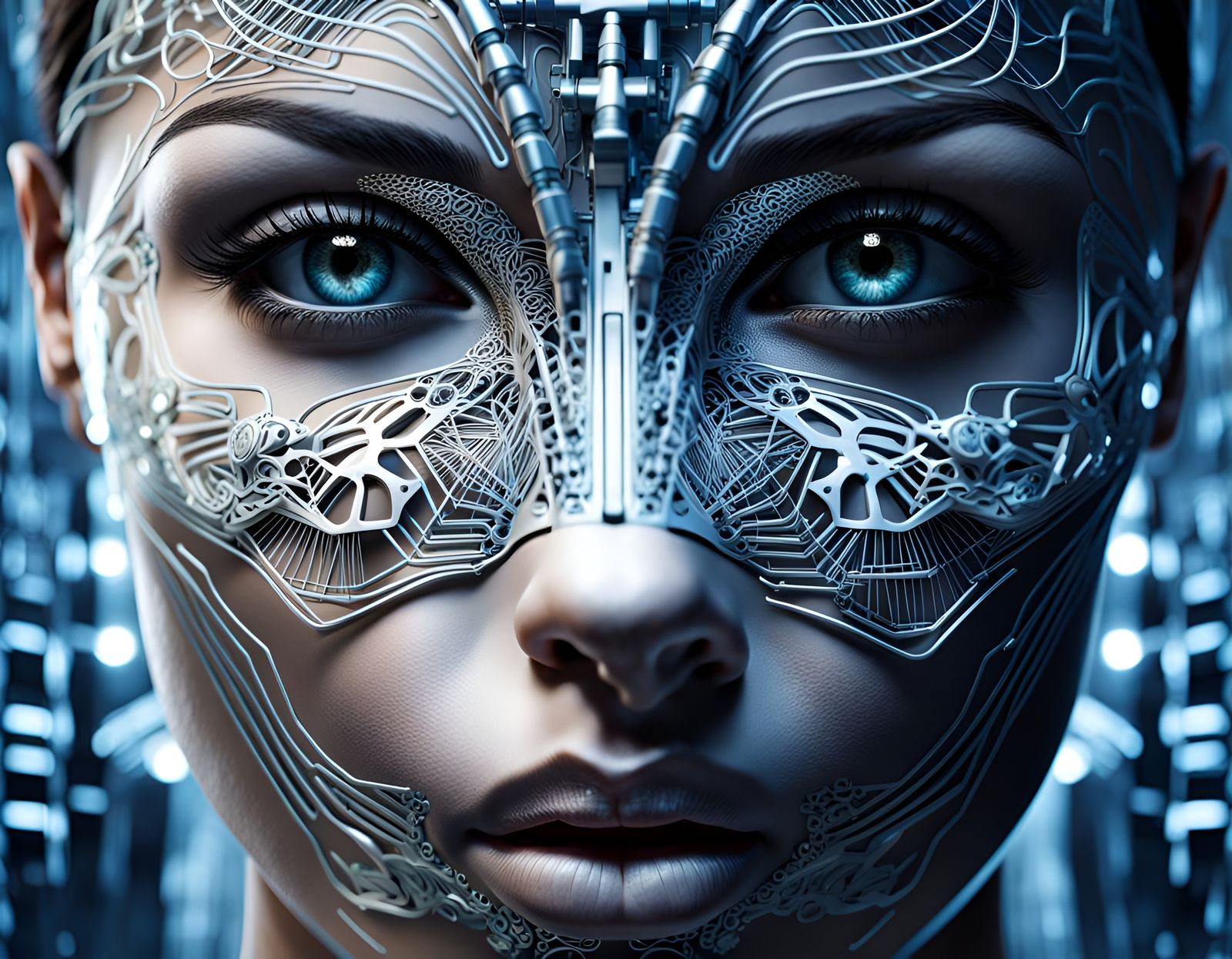 Ethereal Neural Network Organism with Robotic Skeleton