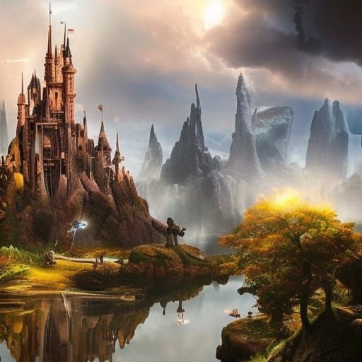 Disney Descendants Isle of the Lost: Digital Matte Painting