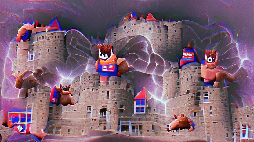 Majestic Castle Superbeast Illustration