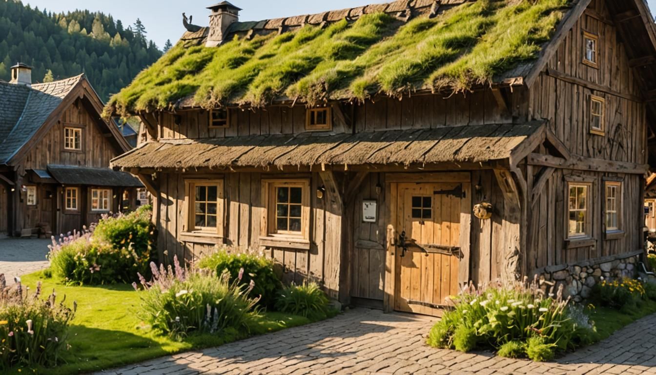 Charming Viking Shop in Nordic Village