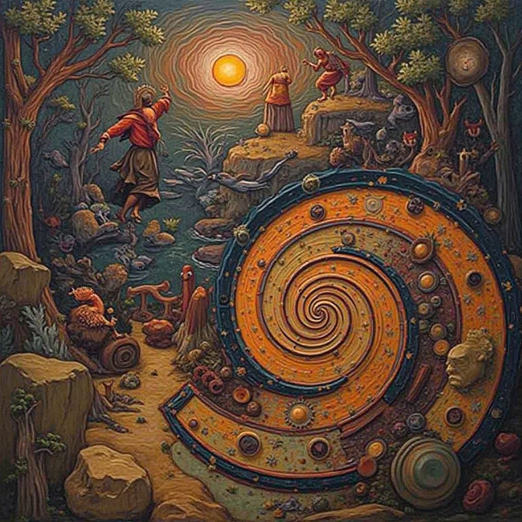 Abstract Geometric Curves in Mathematical Space