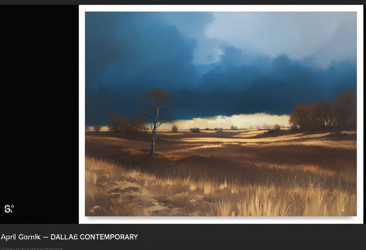 Ethereal Landscape in Earthy Tones, Inspired by Impressionis...