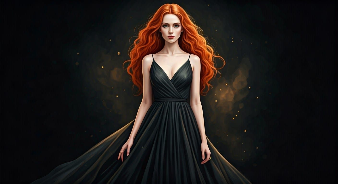 Ethereal Irish Beauty in Dreamy Precisionism Style