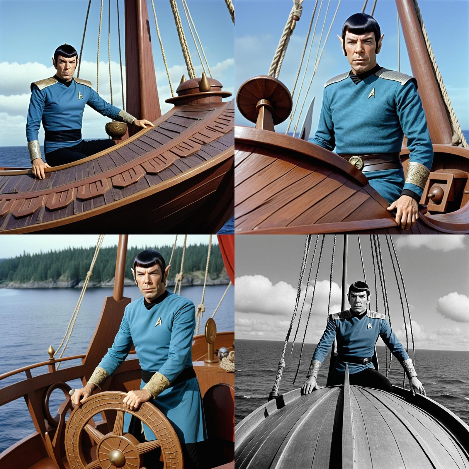 Spock on a Viking Ship