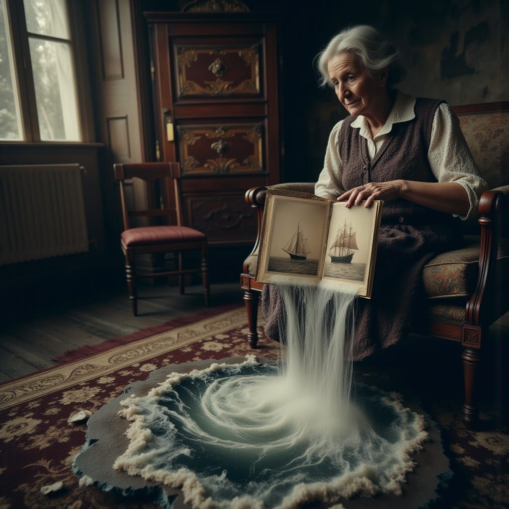 Old Woman's Memories of a Shipwreck