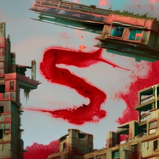 Post-Apocalyptic City Destruction After Nuclear War