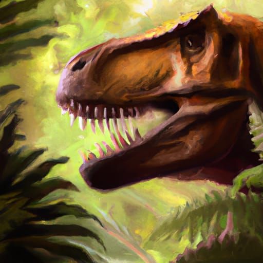 Gorgosaurus in the jungle