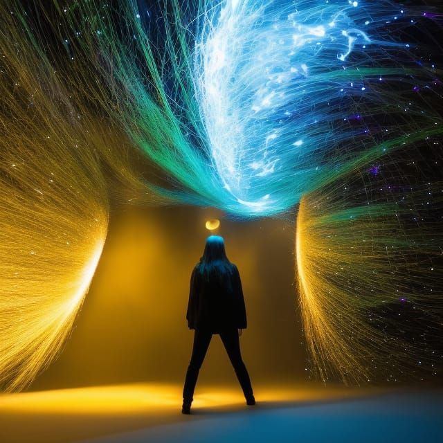 Electrifying Witch: Long Exposure Light Painting