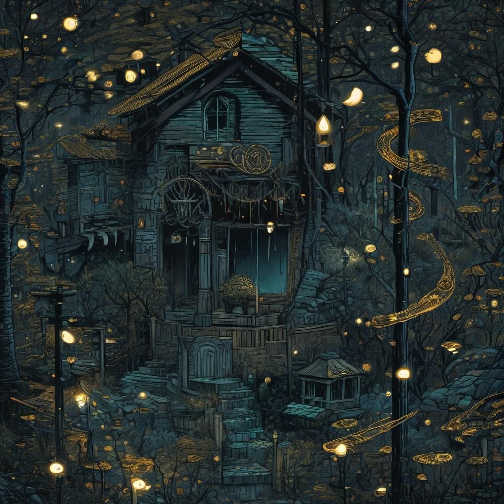 Grimdark Landscape as Impasto Painting