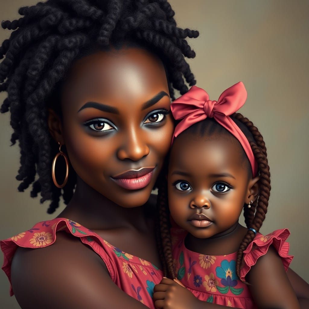 Sisters in Celebration: Juneteenth Joy in Vibrant Color