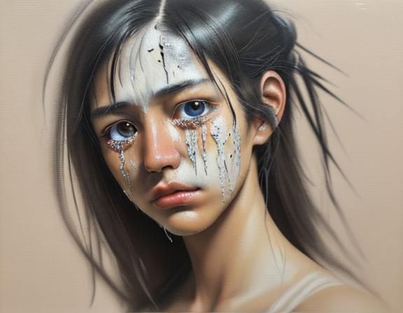 Experiment with introducing errors into traditional art forms like painting, photography, or sculpture. Scratches, tears...