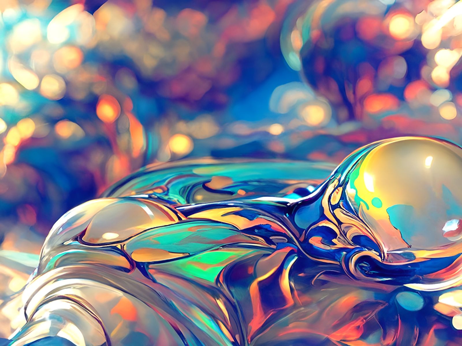 Detailed Digital Painting with Volumetric Lighting