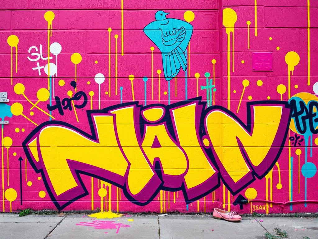 Ultraminimal Psychedelic Graffiti Art of Janejaylicious