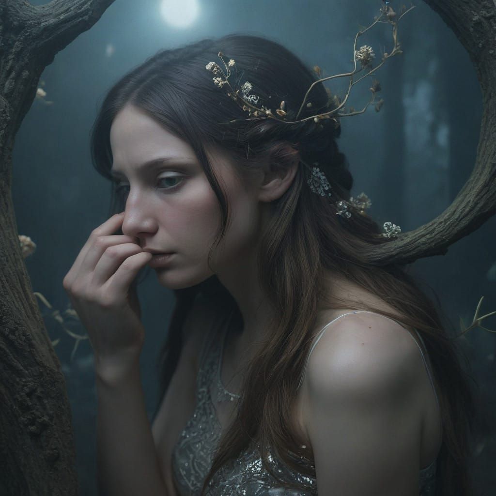 Ethereal Liminal Space Filled with Unfinished Sympathy