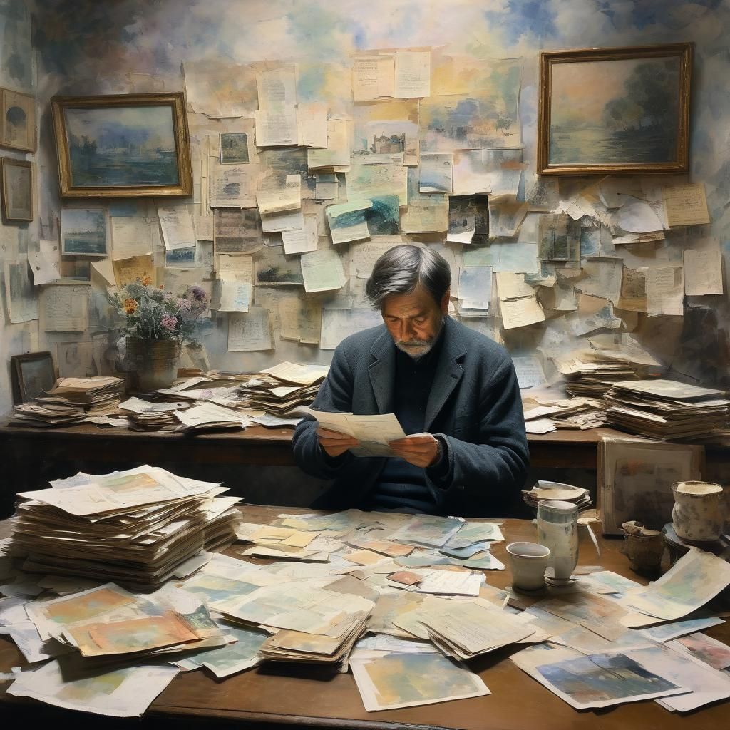 Impressionist Memory Scene in Fauvist Expressionism